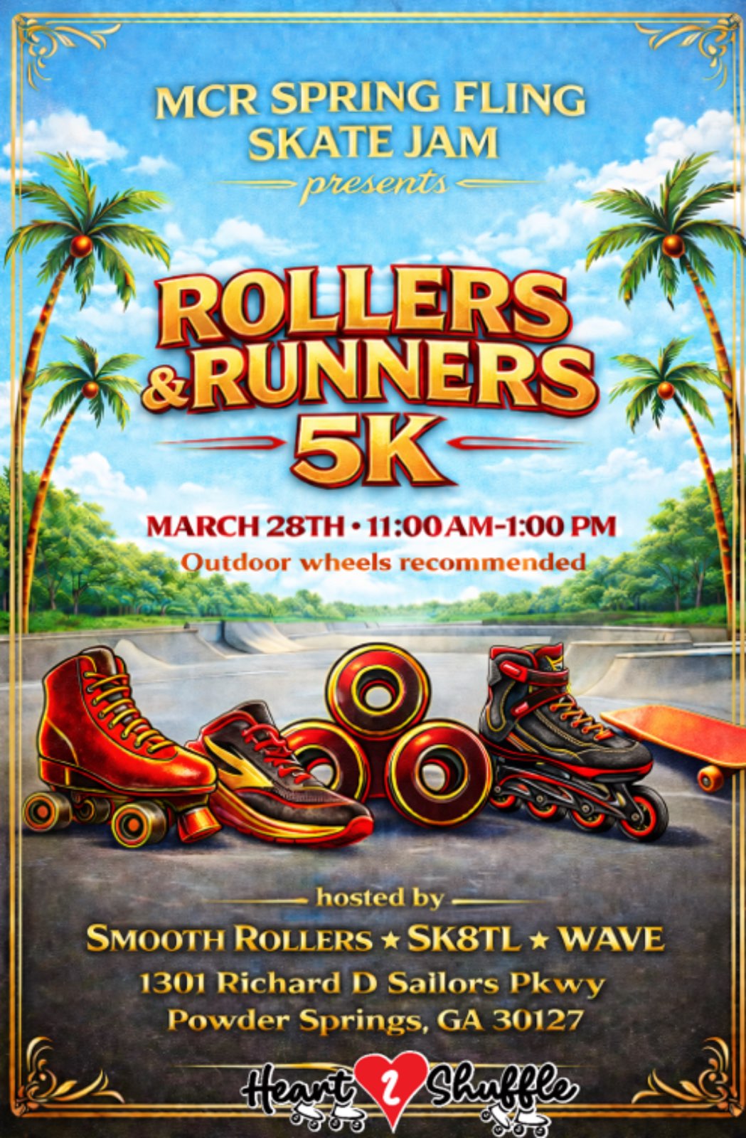 Spring Fling 5K flyer